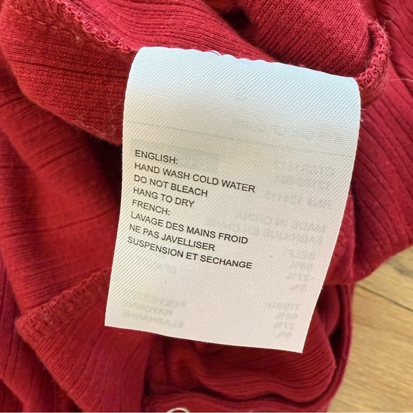 Elodie Long Sleeve Women’s Sexy Scoop Neck Button Down Ribbed Bodysuit Size S - Picture 13 of 13